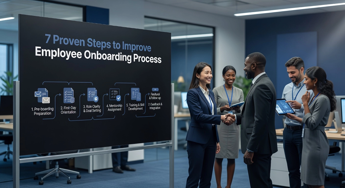 7 Proven Steps to Improve Employee Onboarding Process | PeopleManager